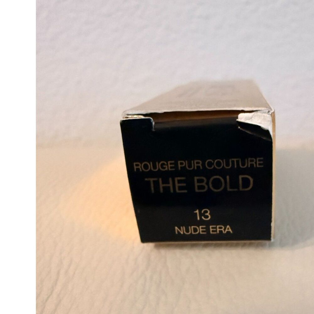 NIB Yves St Laurent Rouge Pur Couture The Bold Lipstick # 13 Nude Era - Picture 4 of 10